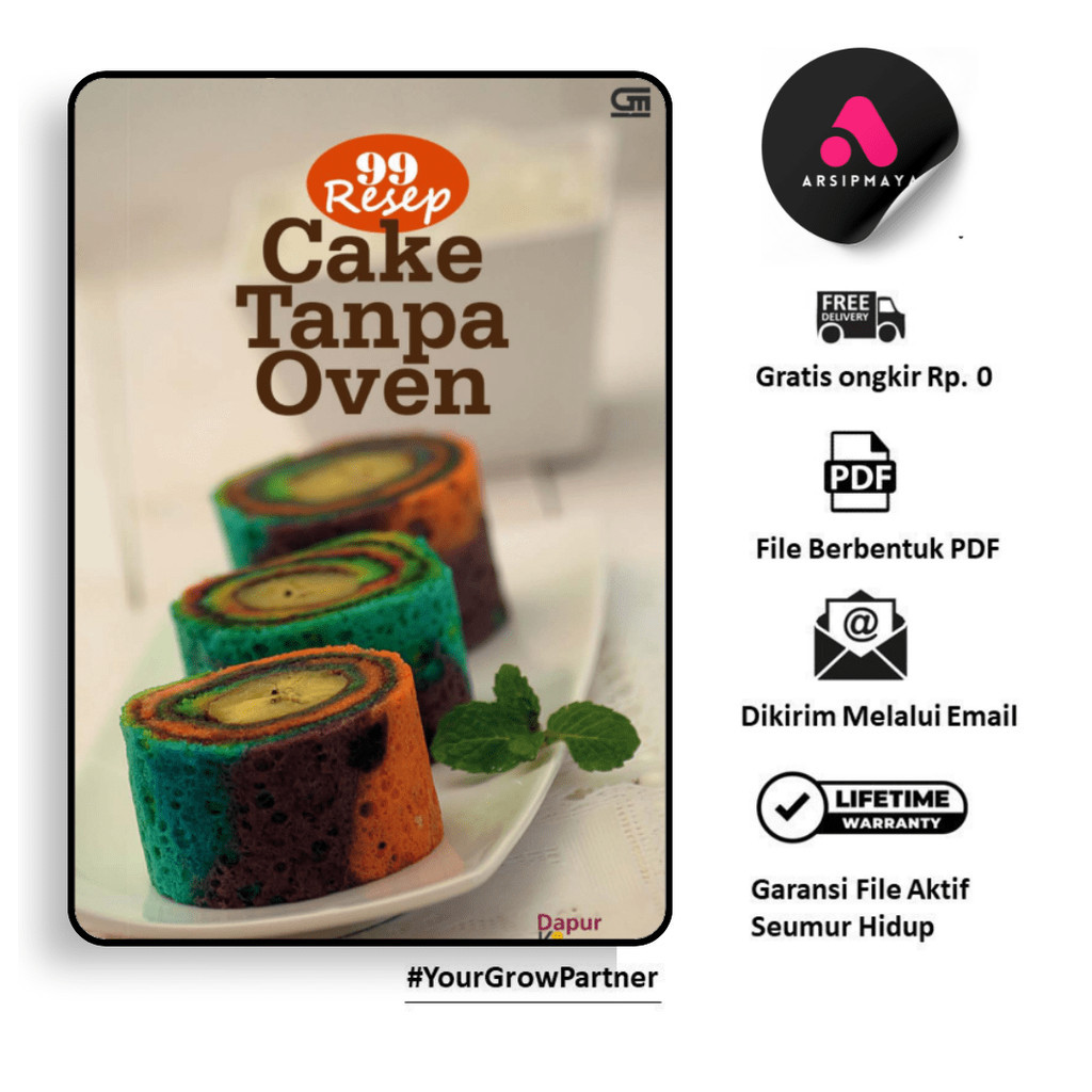 

392. 99 RESEP CAKE TANPA OVEN (DAPUR KIRANA) - [-]