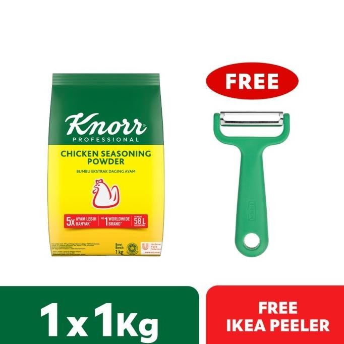 

KNORR CHICKEN SEASONING POWDER REFILL 1KG FREE PEELER ORIGINAL DAN TERPERCAYA