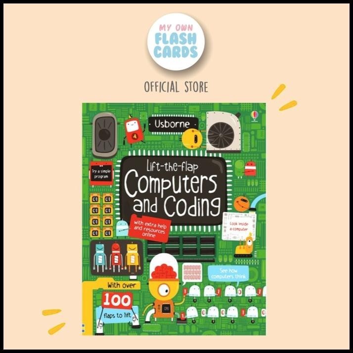 

Usborne Computers And Coding Lift The Flap Board Book Education Kids