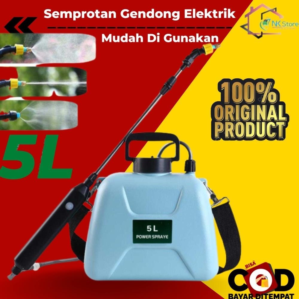 Alat Semprot Semprotan Rumput Tanaman  Gendong Elektrik Sprayer Shoulder Type 10-5 Liter
