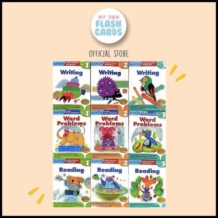 

Kumon Writing Workbooks Word Problems Reading Buku Edukasi Impor Anak