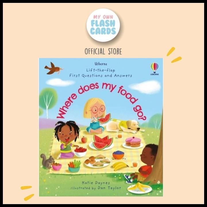 Usborne Where Does My Food Go? First Questions And Answers Lift Flap