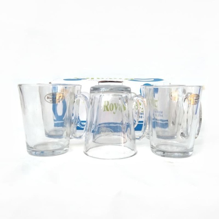 Royalex Gelas Capuccino / Kenya Mug / Gelas Kopi 270 Ml - 6 Pcs