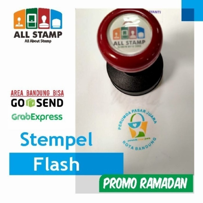 

Sale Stempel Warna Flash Bulat Gratis Tinta