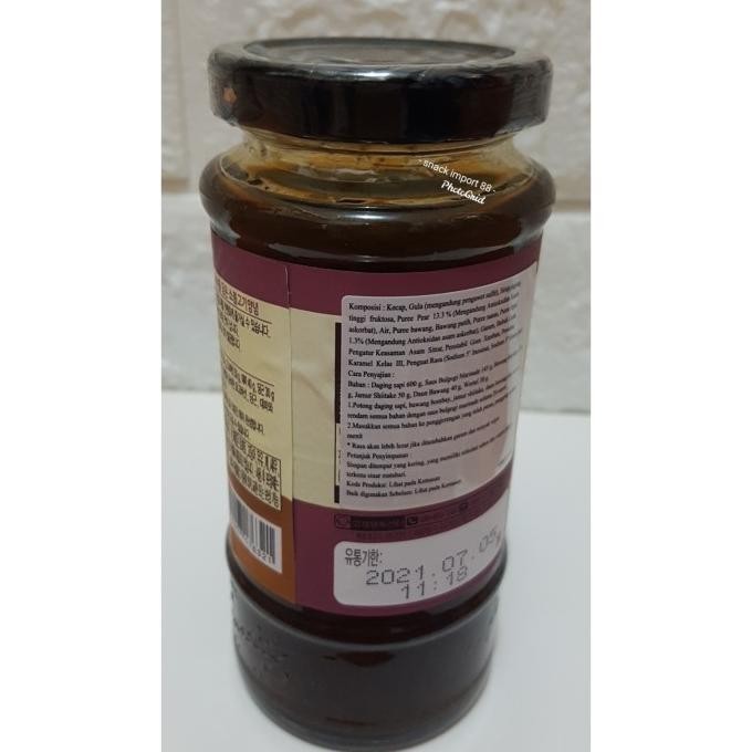 

Beksul Bulgogi Sauce For Beef /Korea Saus Marinade BBQ Beef 290gr TD