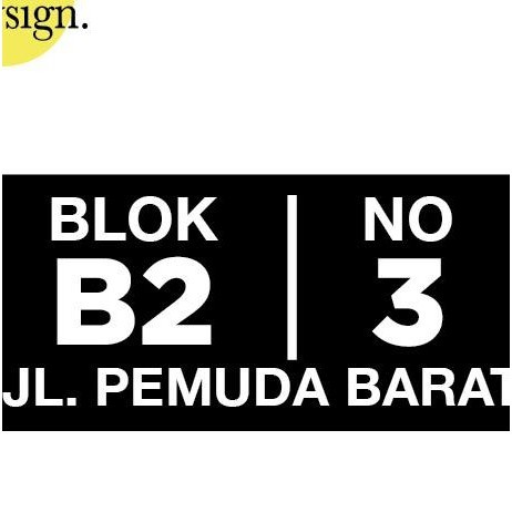 Nomor Rumah Akrilik Plat| Nomor Rumah | Plat Nomor Rumah | 30X20Cm
