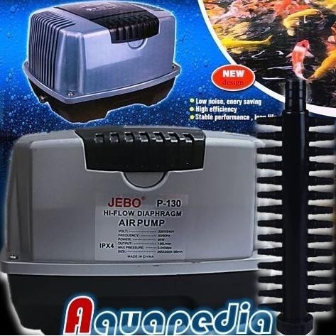 Jebo P130 Pompa Udara Aerator Hiblow Air Pump Blower