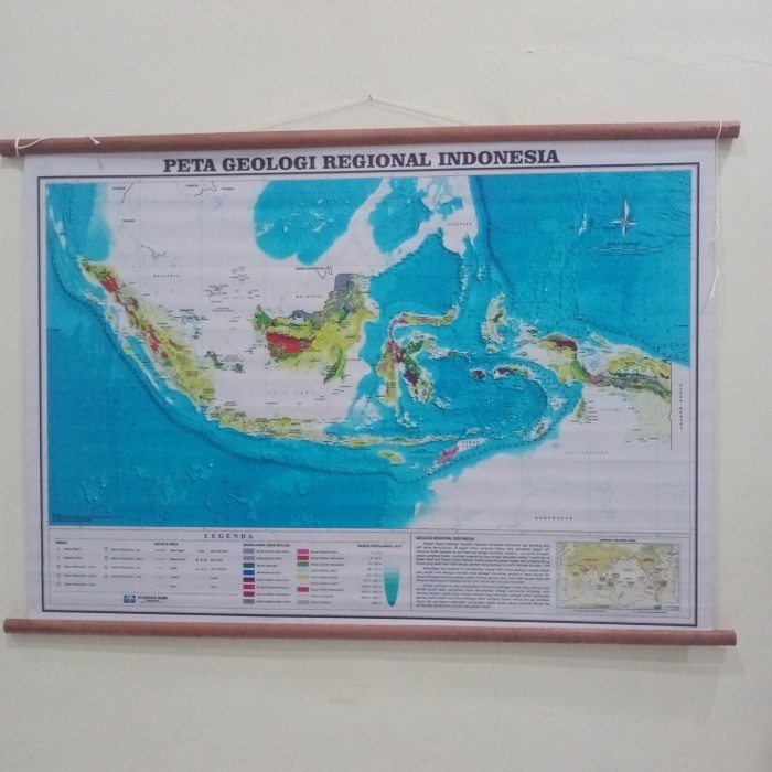 Ars Peta Geologi Regional Indonesia Bingkai
