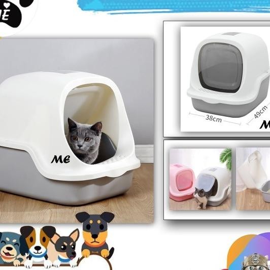 Tempat Pasir Kucing " Cat Litter Box Otomatis Door " Bak Pasir Kucing