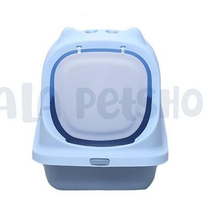 Litter Box Kucing Cat Ear Enclosed Litter Box
