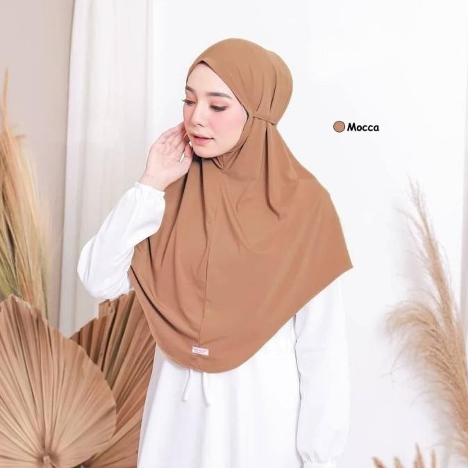 Jibab Syari B Tali Elif Jersy Amily Hijab Premium / Hijab Instan S004