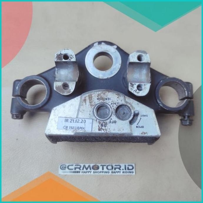 original T segitiga atas shockbreaker depan cb 150 r old lama non led