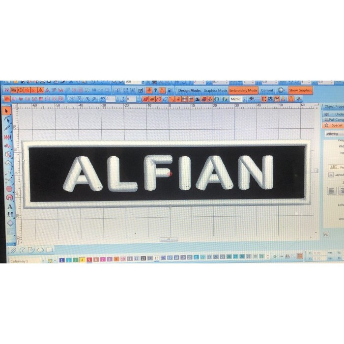 Terbaru Bordir Nama Timbul +Velcro Pesanan Khusus Promo Terlaris