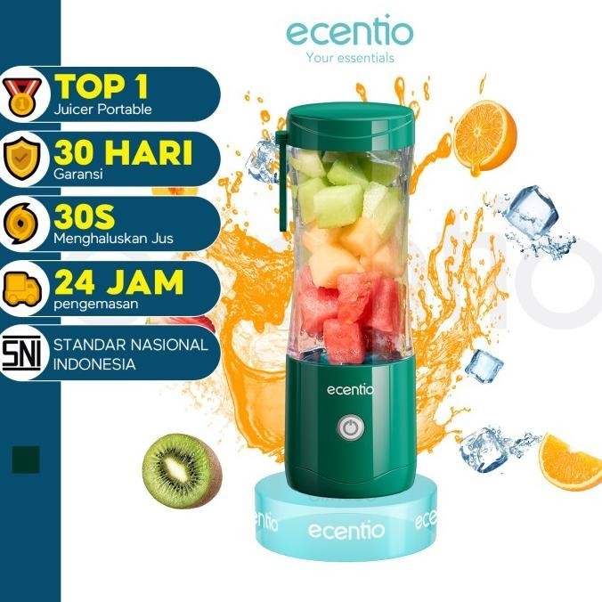 ecentio portable USB Blender 6 Mata Pisau-Portable Blender Juicer