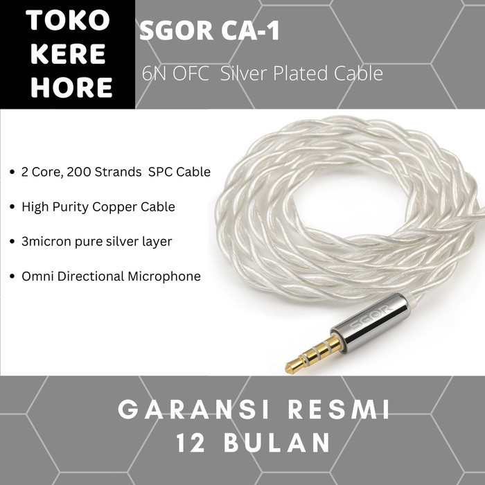 Sgor Adonis Cable Kabel Ca-1 High Purity Silver Plated