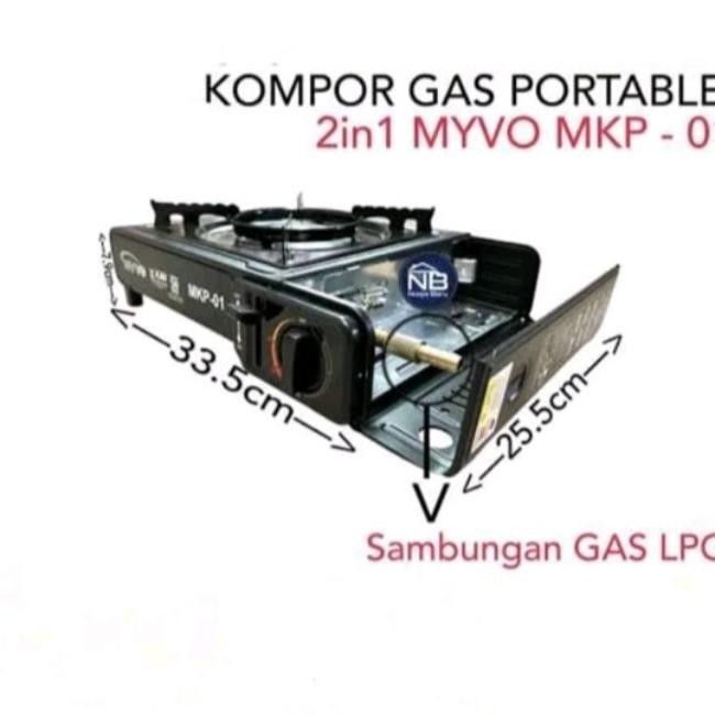 monggo] KOMPOR GAS PORTABLE MYVO MKP-01 KOMPOR PORTABLE KOMPOR CAMPING MYVO