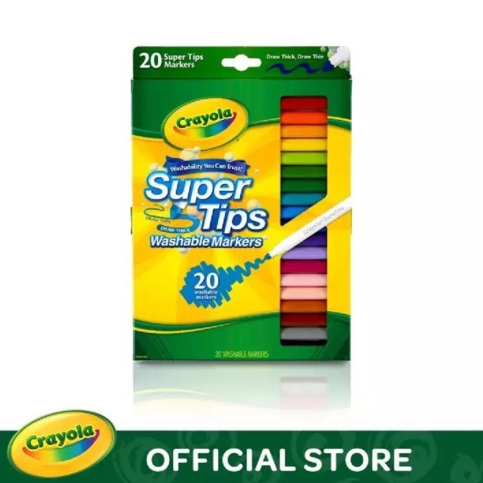 

Crayola Washable Supertips Marker - 20 Color