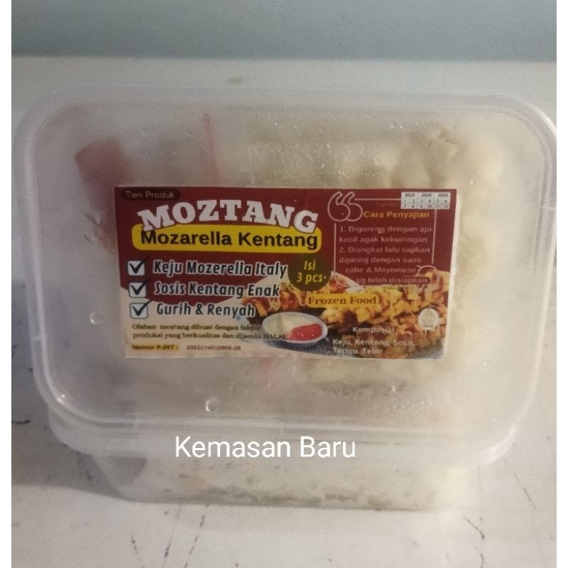 Moztang "Mozzarella sosis kentang isi 3 pcs"