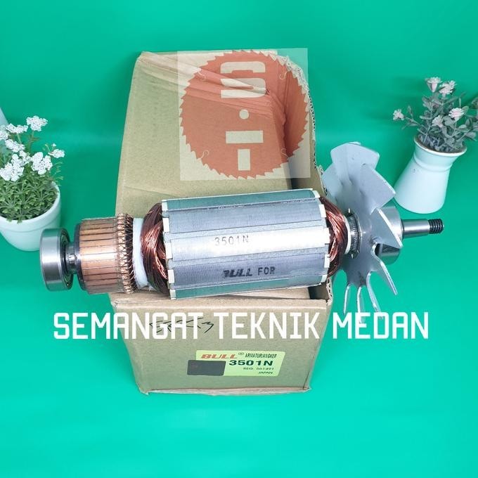 TERMURAH - ARMATURE ANGKER GROOVING GROOVE GROVER CUTTER 7" FUJIYAMA 3501N BULL