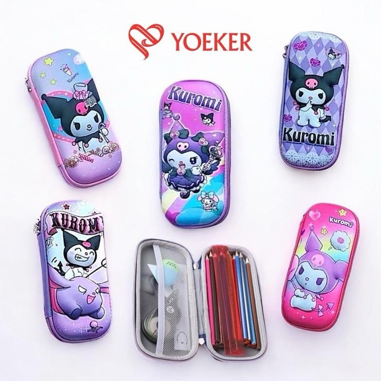 

(1 PCS) Tempat Pensil Pencil Case Kotak Pensil Timbul 3D Fancy Anak Sanrio Unicorn BIG SALE