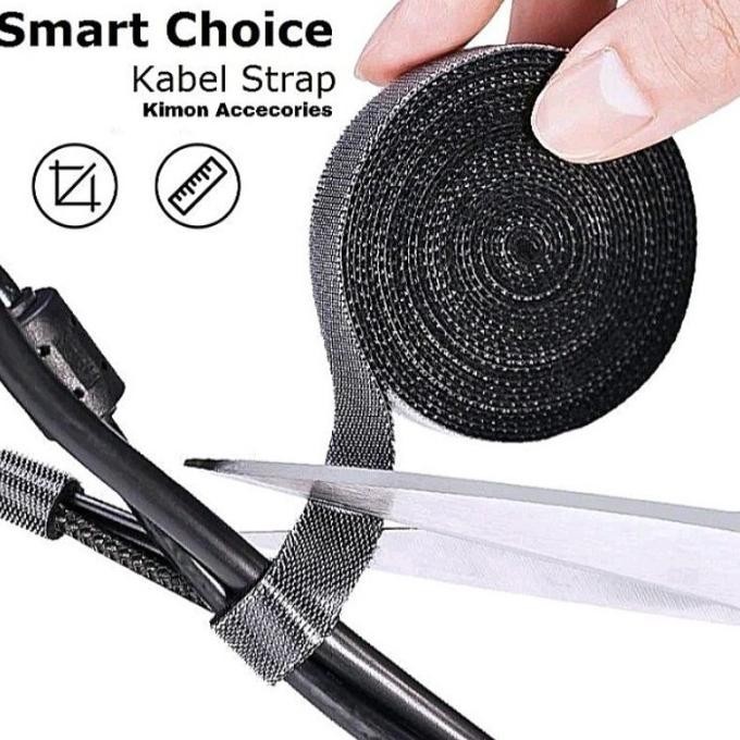 

'+'+'+'+] Perekat Strap Pengikat Tanaman Kabel Serbaguna 1,5cm x 10meter Murah