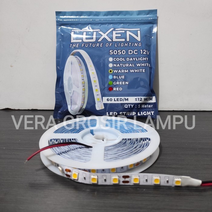 Lampu Led Strip Luxen 5050 Dc 12V / Lampu Led Strip 5050 Luxen Dc 12V Gratis Ongkir