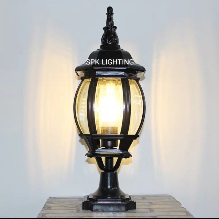 Lampu Taman Pagar Lt 1003 S2/S Bk/Ab Gratis Ongkir
