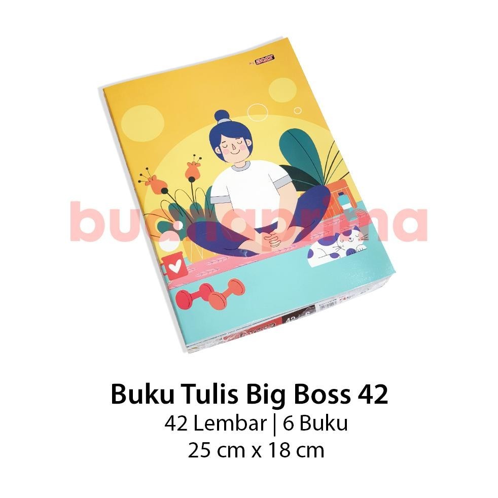 

Buku Tulis BIG BOSS 42 Lembar isi 6 Buku 25 x 18 cm Buku Boxy Sekolah TERMURAH