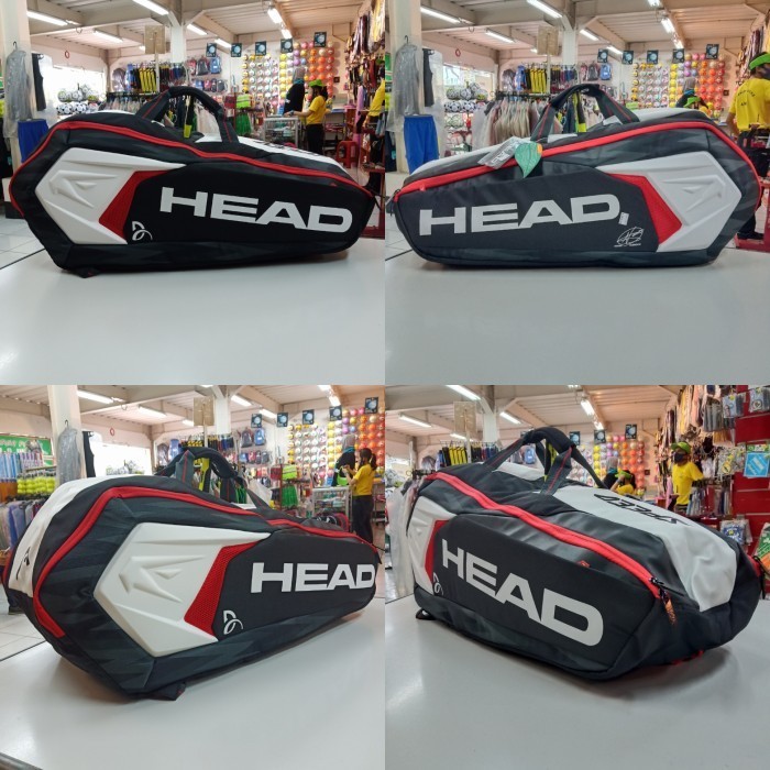 TAS RAKET TENIS BADMINTON HEAD DJOKOVIC 9 R TERMO BAG ORIGINAL