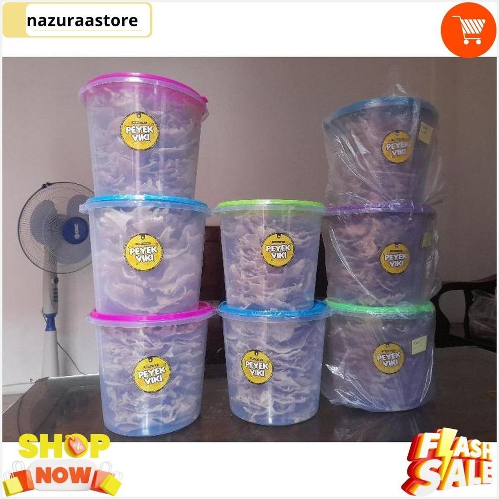 

Peyek Kacang Tanah Ukuran Toples 5L Bisa Cod