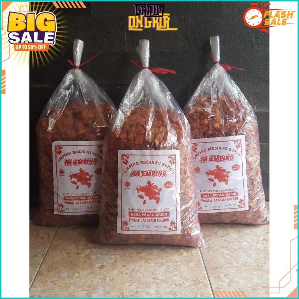 

Emping Pedas 500Gr Aa Emping Melinjo Pedas Manis Termurah Banget