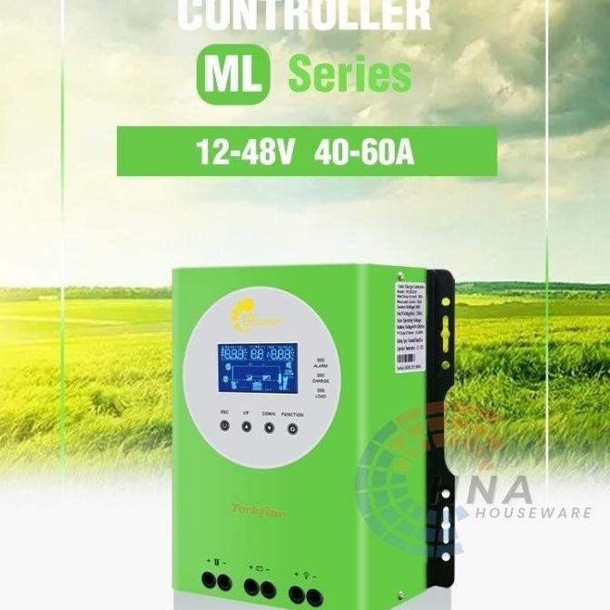 MPPT Techfine 60A solar charge controller SCC PV solar panel surya