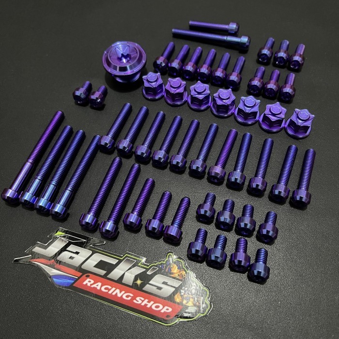 Masih Ada! Baut Titanium Mesin Ninja R Rr Ss Baut Mesin Ninja R Rr Ss