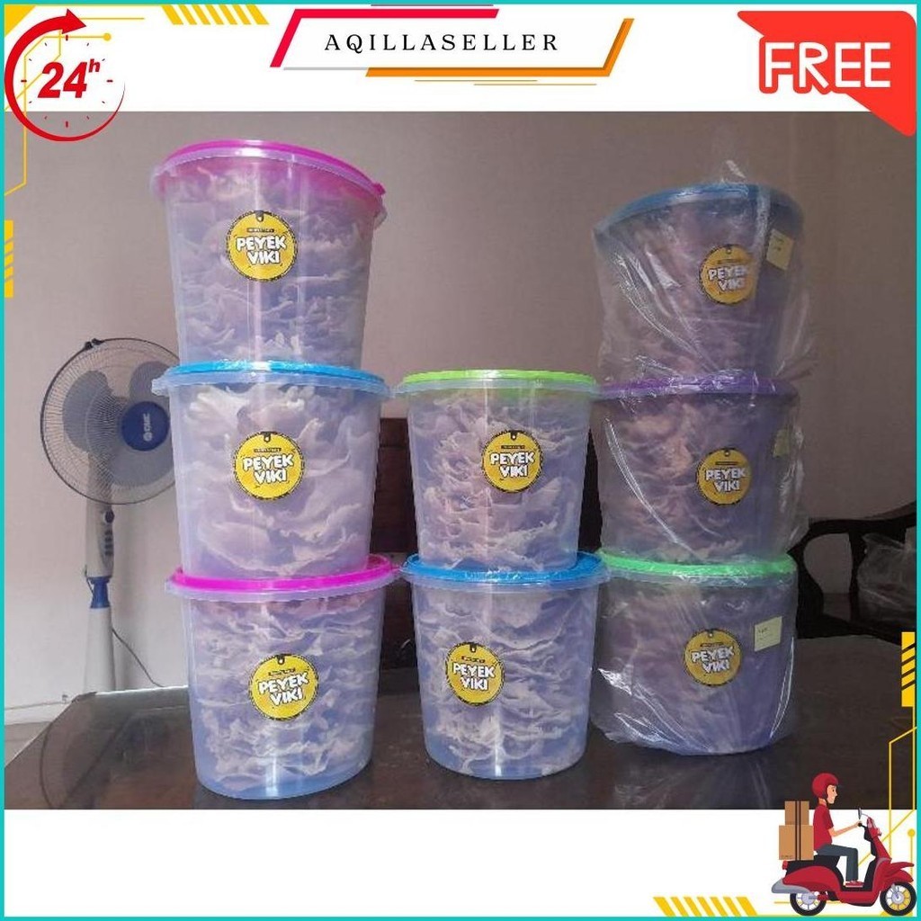 

Peyek Kacang Tanah Ukuran Toples 5L Bisa Cod