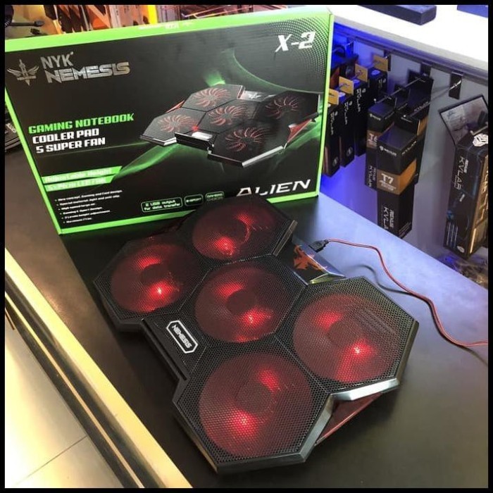 Cooling Pad Gaming Laptop Coolingpad Nyk Nemesis X-2 Alien 17" Inch