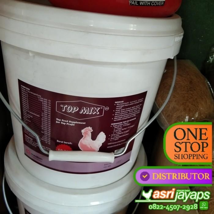 Mineral Ayam / Bebek Topmix Top Mix Kaleng 10 Kg Medion