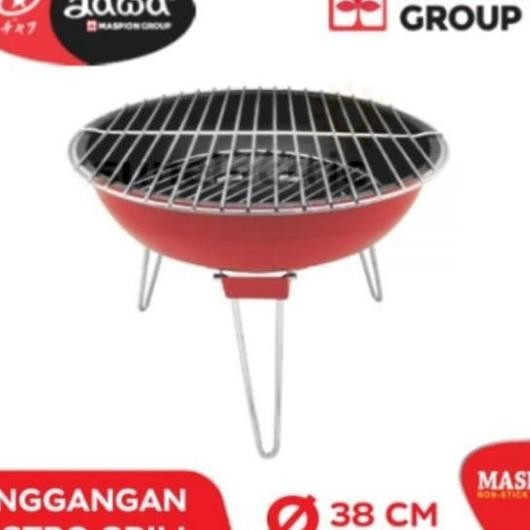 Maspion Mastro Grill 38 Cm - Alat Panggang Outdoor Bakar Ayam Bakar