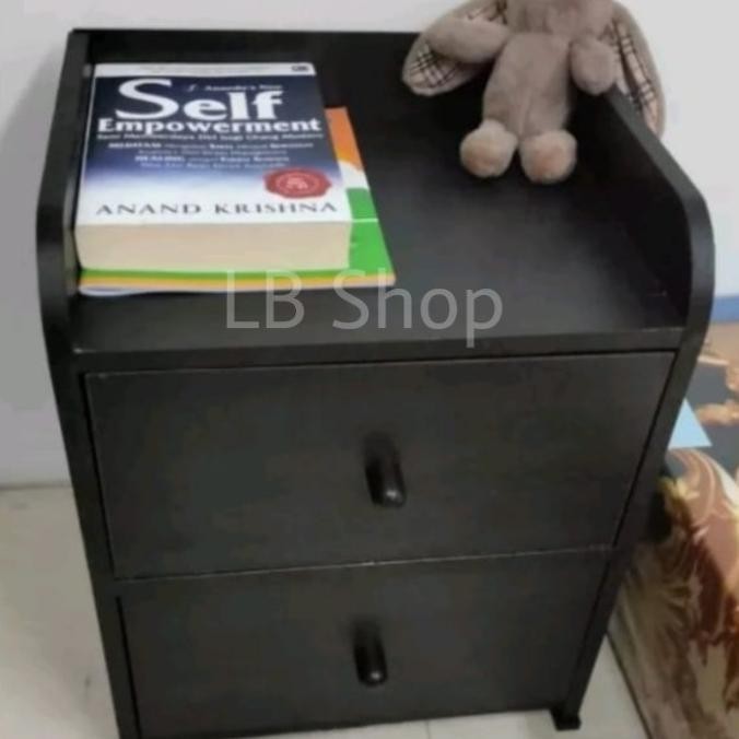 lemari kayu kecil laci/nakas laci/be side table ukuran 47x39x50cm