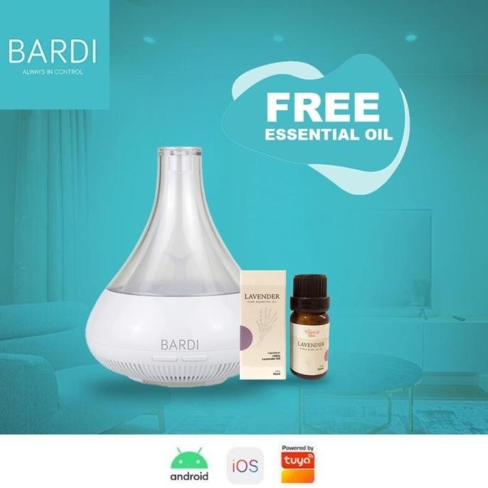 Bardi Smart Aroma Diffuser Free Essential Oil Lavender 10Ml