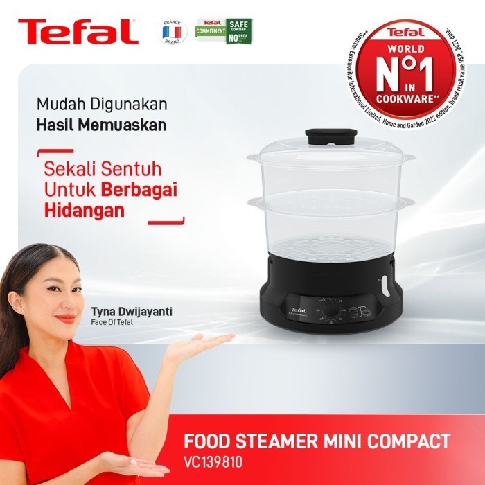 Tefal Food Steamer Mini Compact VC139810 – Pengukus Kukusan