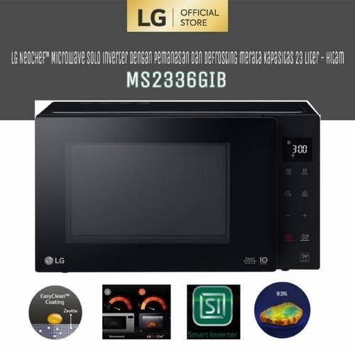 MICROWAVE LG MS 2336 GIB SMART INVERTER NEOCHEF 23 LITER - MS2336GIB