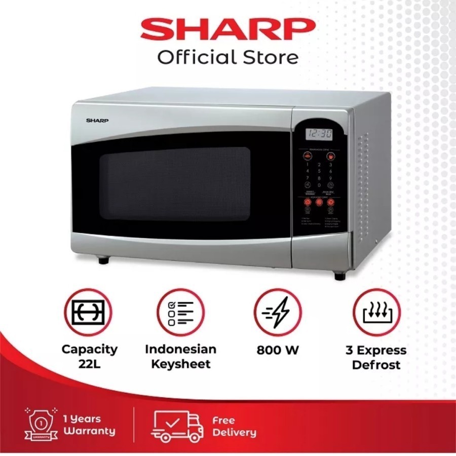 Sharp R-25C1(S)IN Microwave 22L - Oven Microwave