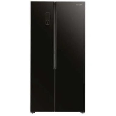 KULKAS SHARP SJ-IS61G-BK LEMARI ES 2 PINTU SIDE BY SIDE SJ IS 61 GBK 61 G