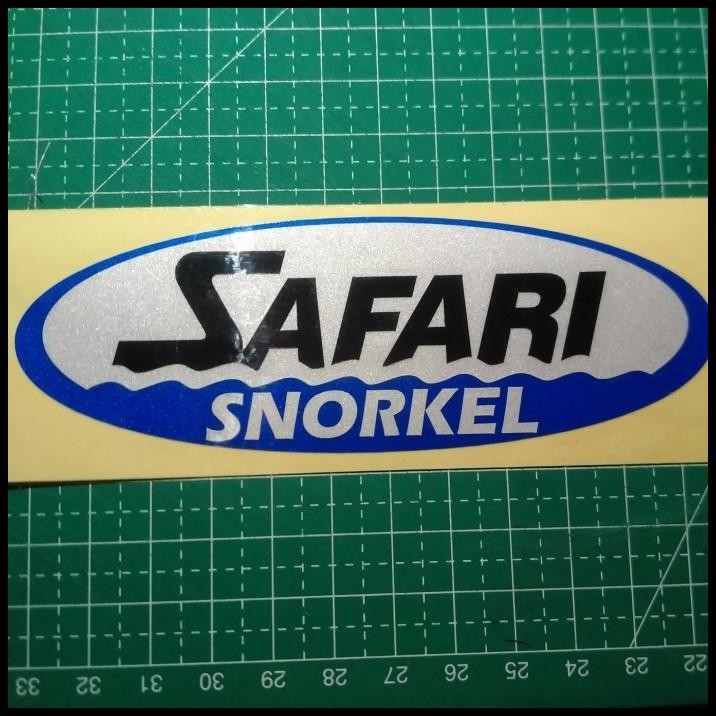 

TERMURAH STIKER SAFARI SNORKEL !!!!!!!