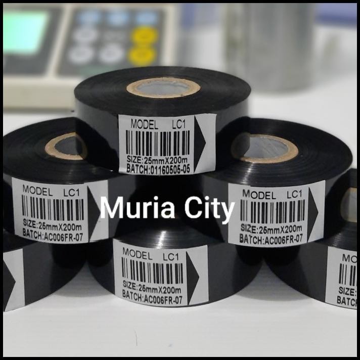 

TERBARU PITA HOTFOIL STAMPING FOIL CODING RIBBON 25MM X 200M 25 X 200 LC1 !!!!!!