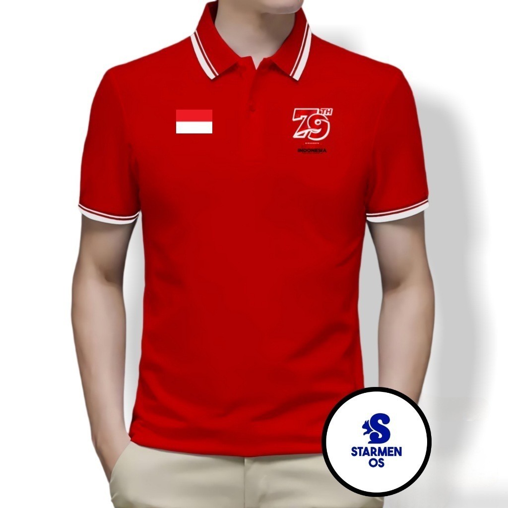 Kaos Agustusan Tisert M L Xl Xxl 17An Merdeka Indonesia Casual 1945 Edisiagustusan Merah Putih Kauso