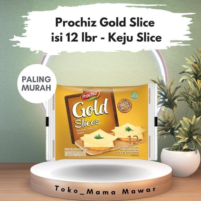 

Terlaris Paling Murah Prochiz Gold Slice Isi 12 Lbr - Keju Slice Ready Stok