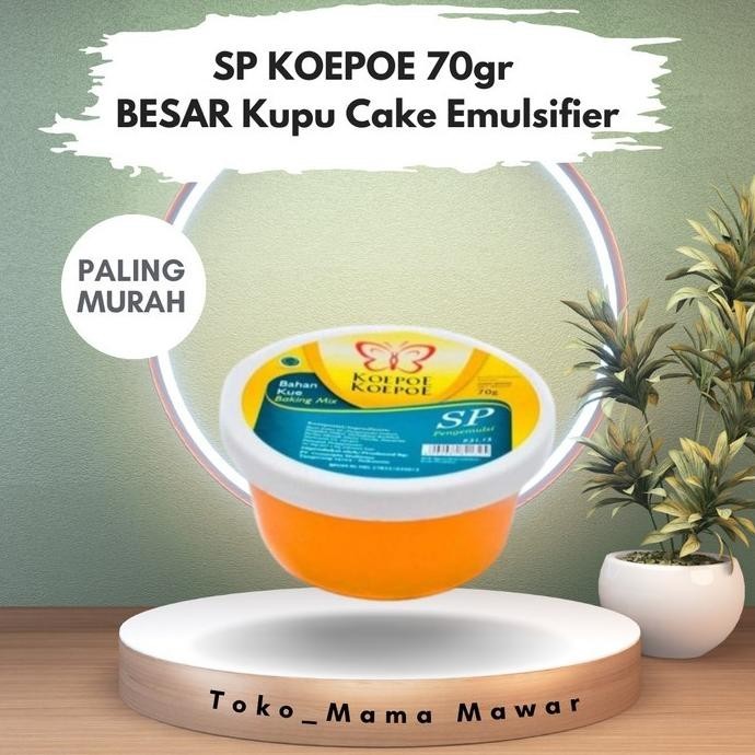 

Terlaris Paling Murah Sp Koepoe 70Gr Besar Kupu Cake Emulsifier Ready Stok