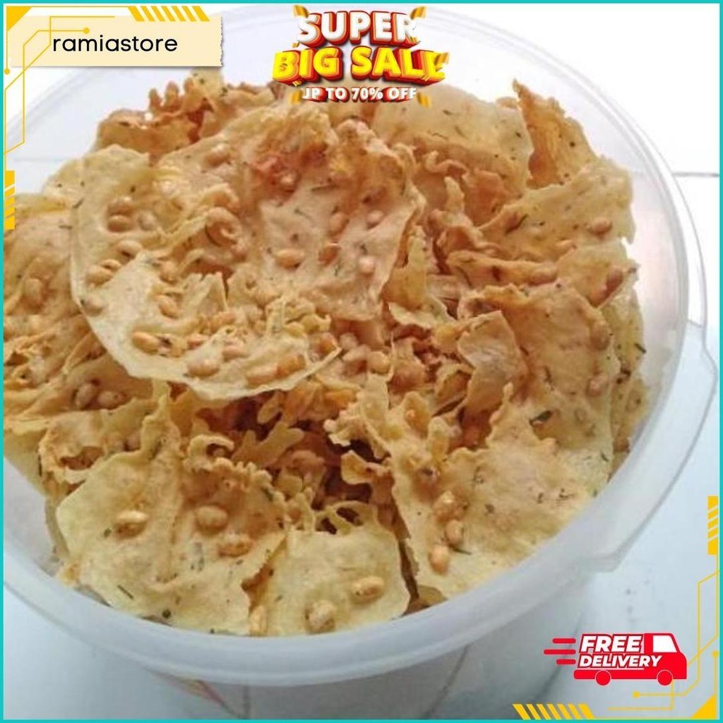 

Peyek/ Rempeyek/ Kasreng Toples 10 Liter Bandung Bisa Cod