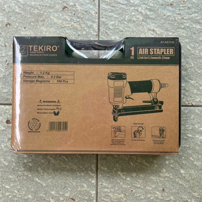 Air Stapler Gun Alat Tembak Spales Angin Tekiro